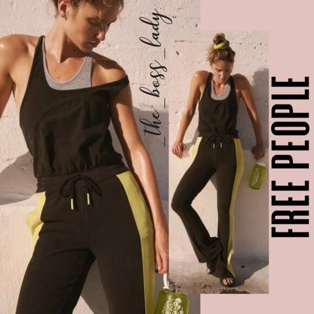 Free People onesie one-piece jumpsuit activewear romper flare
